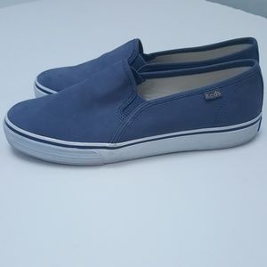Keds leather slip ons